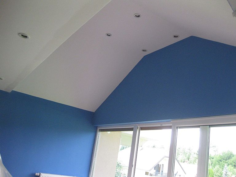 Vorbereitung der Decke zum Streichen